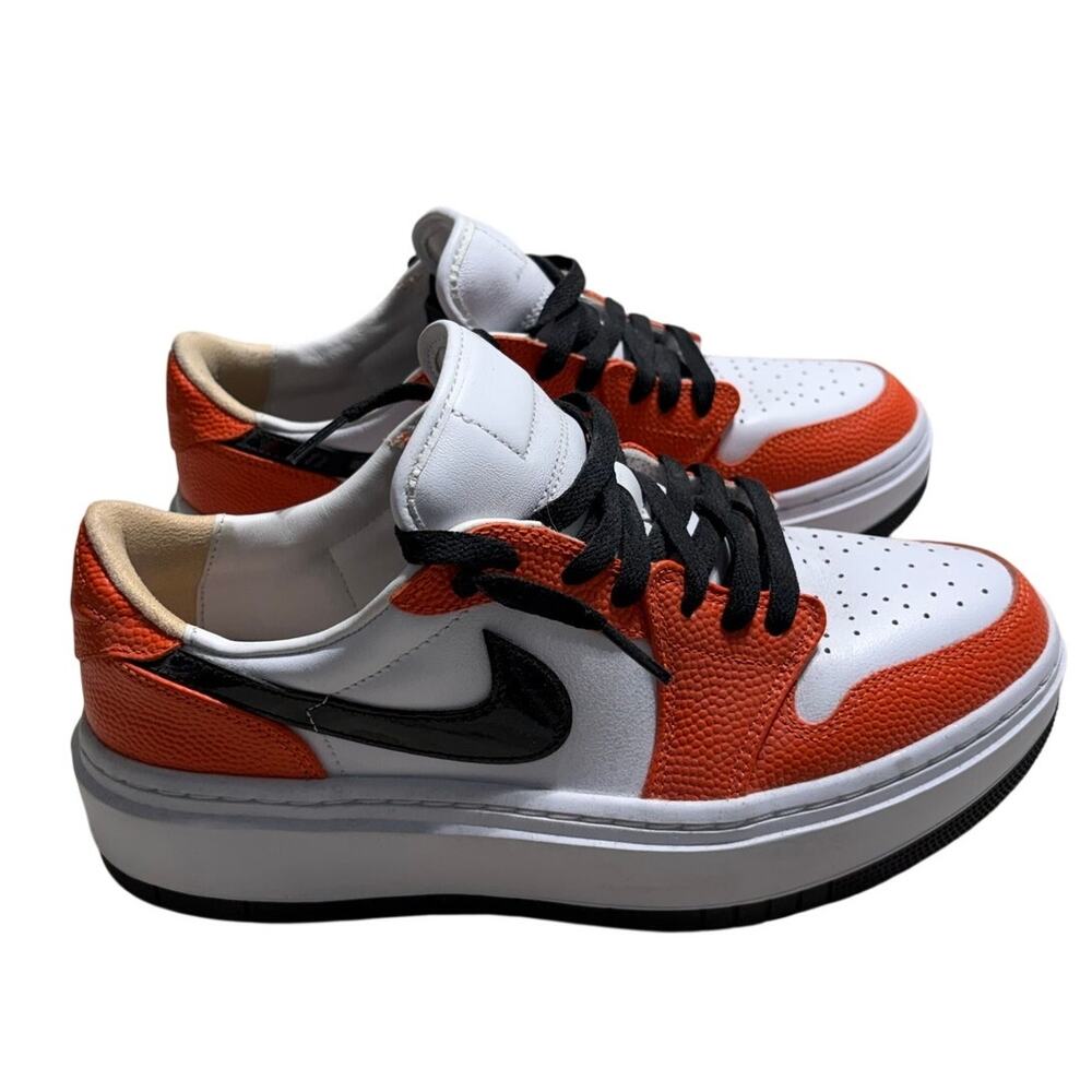 Air Jordan 1 Elevate Low SE WNBA Brillaint Orange Sneakers Size 10 Black